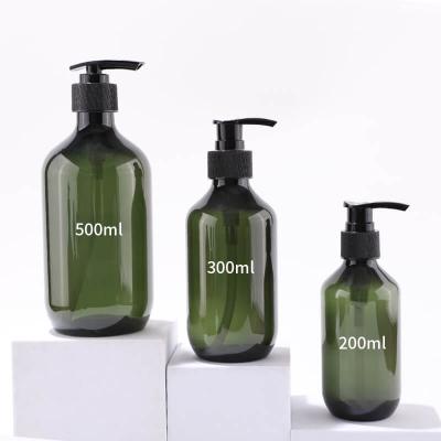 New design plastic bottle with lotion pump for shampoo packaging