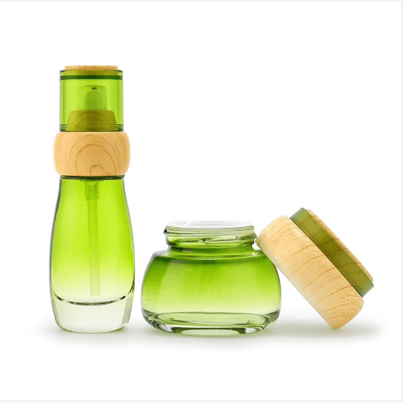 Glass Bottle Bamboo Lid