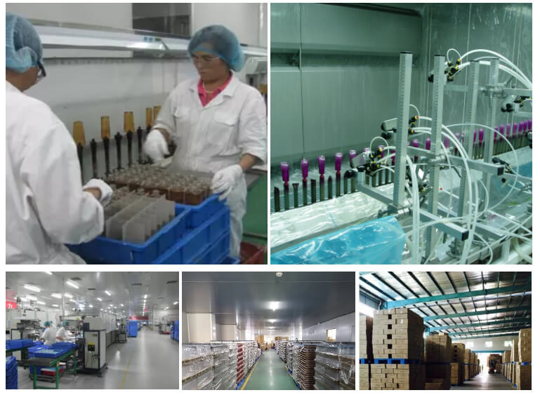 Panyue cosmetic glass bottle working room