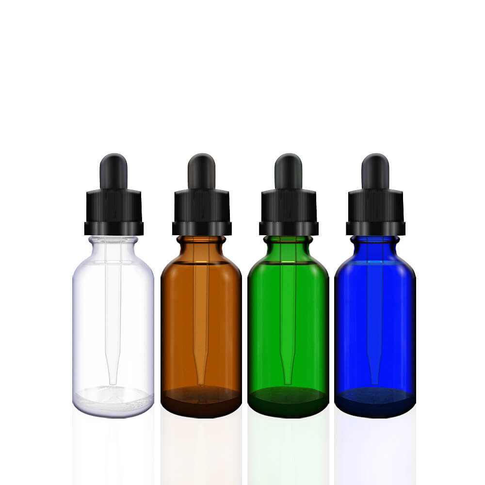 Multiple capacity color euro glass bottles