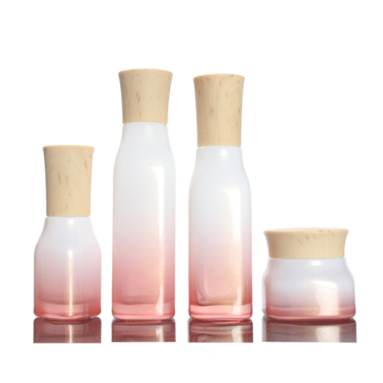 cosmetic bottles and jars