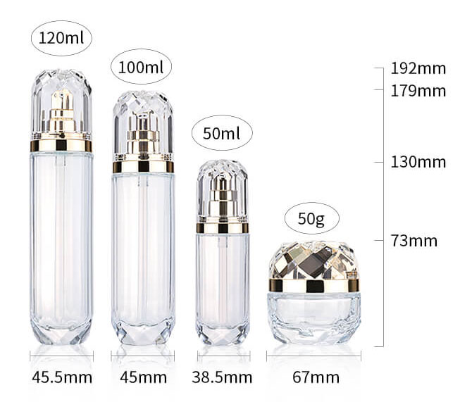 New design glass bottle set 