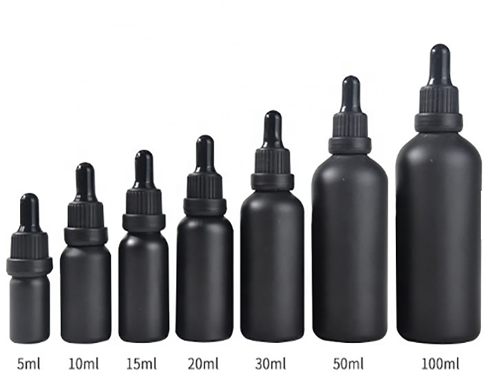 Glass bottle for essential oil 