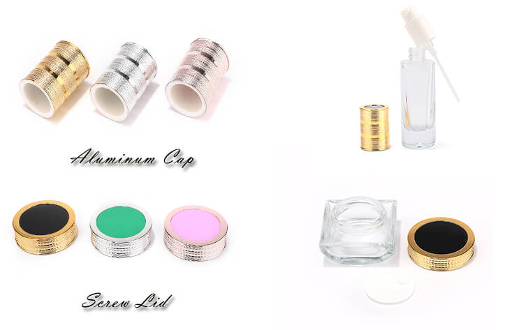 Accessories for glass bottle jars 