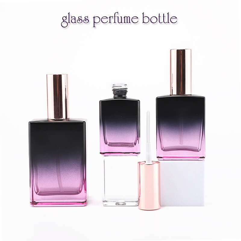 Glass perfume bottle