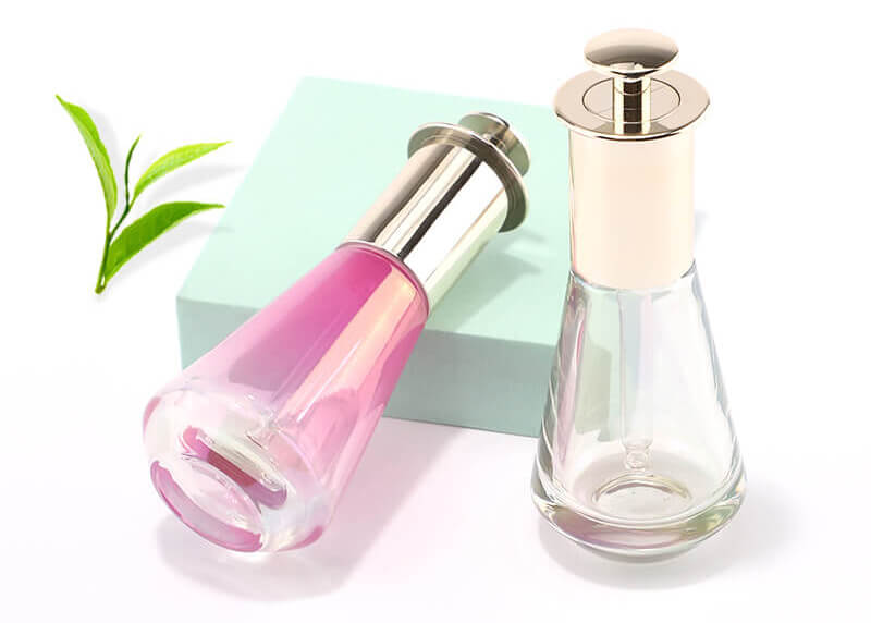 Luxury serum press dropper bottle