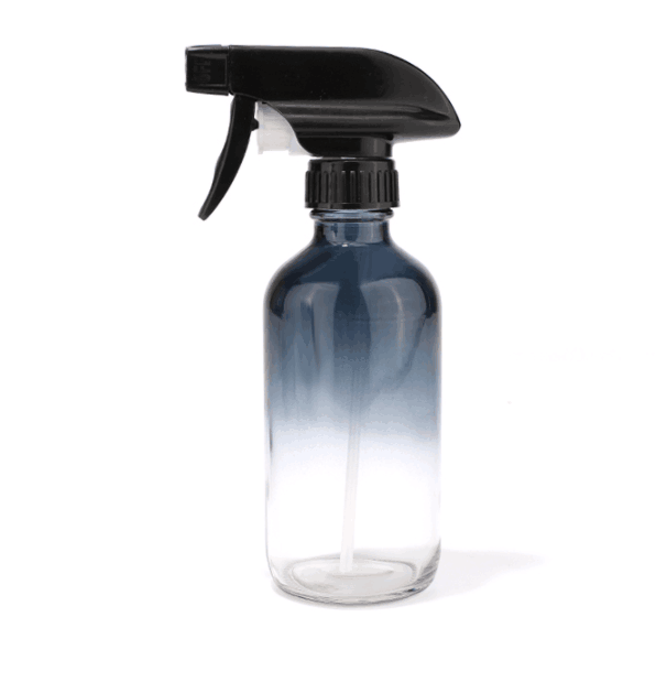 Square spray glass bottle 
