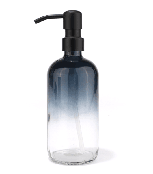 Gradient color glass spray bottle 