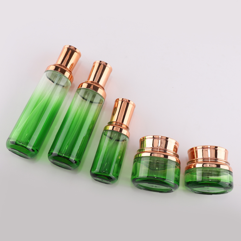Frosted serum oil glass bottle