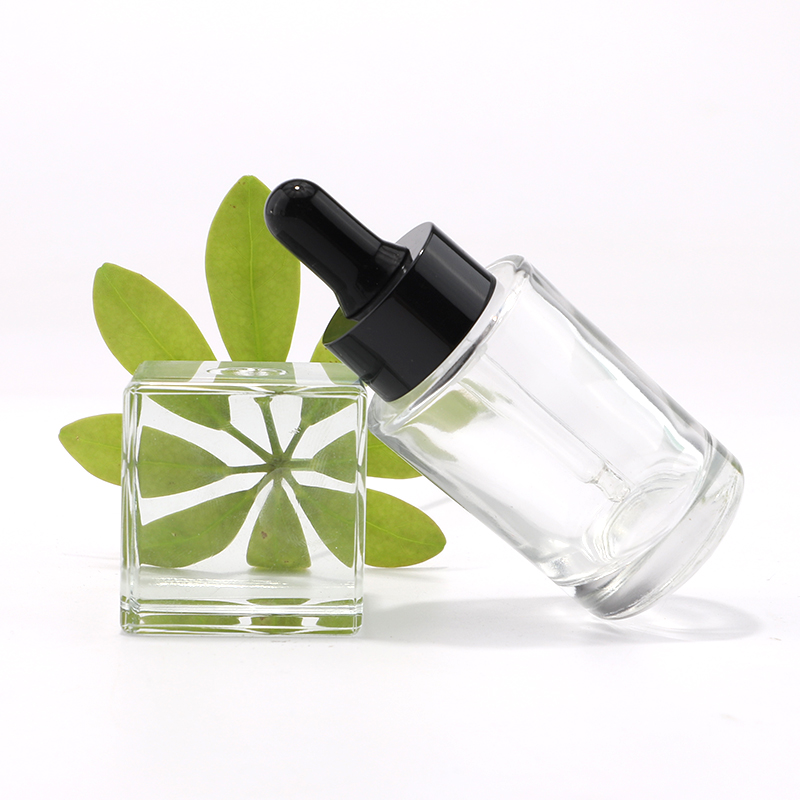 Glass serum oil dropper bottle 