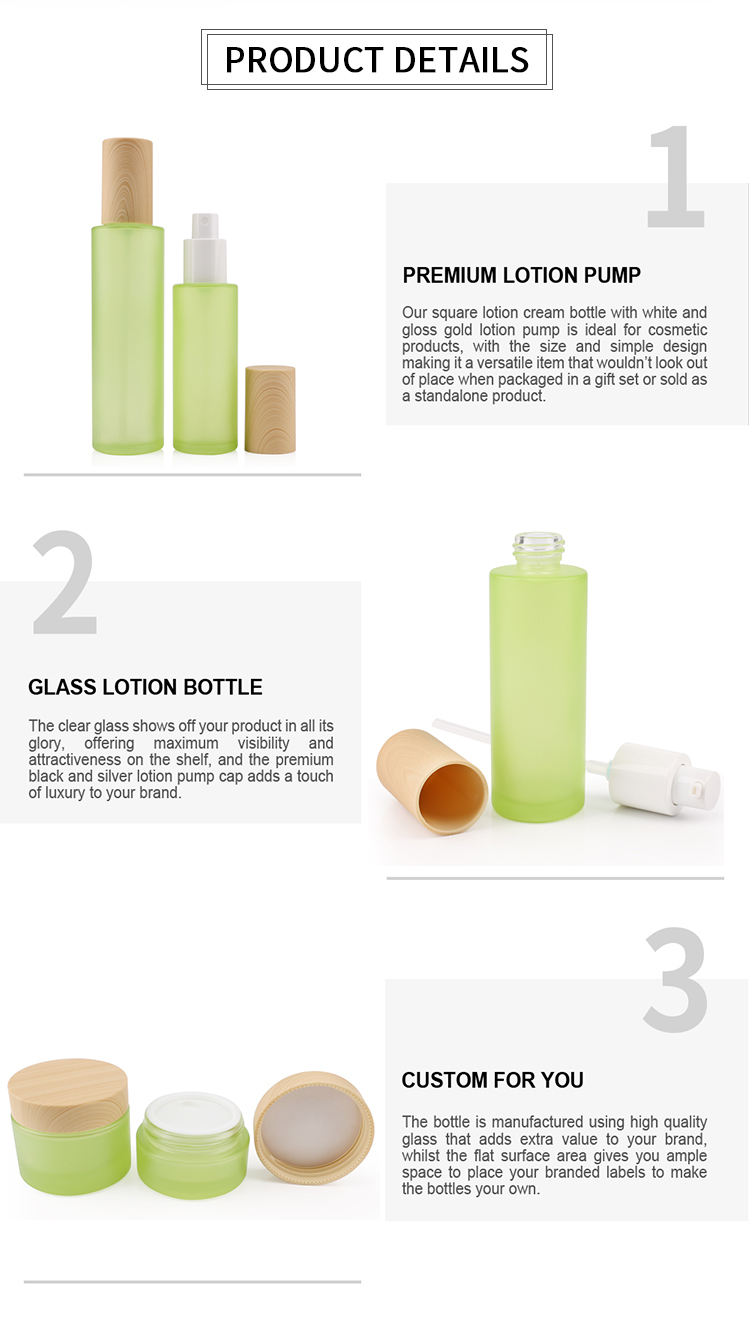 Product details of frosted bottle jar 