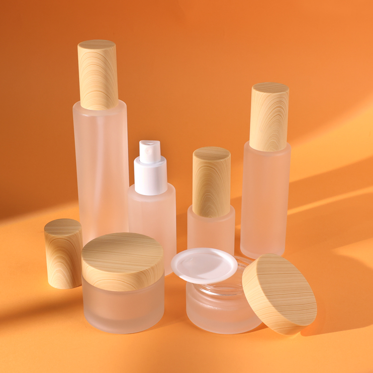 Premium empty skincare cosmetic packaging 