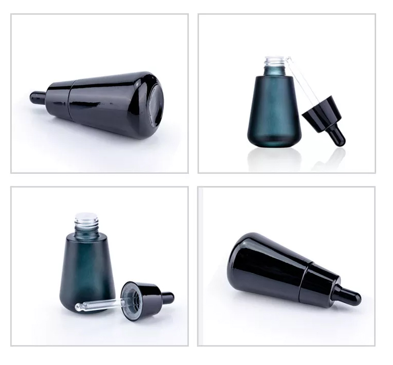 wholesale new design serum glass bottle with dropper 