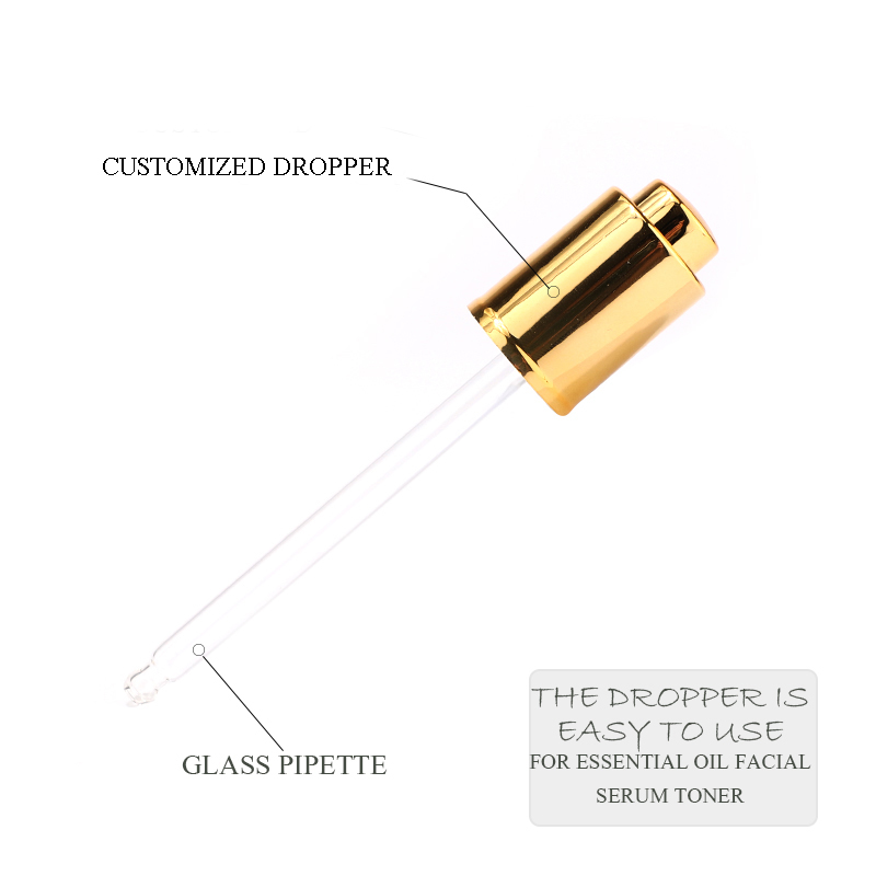 Push button gold dropper 