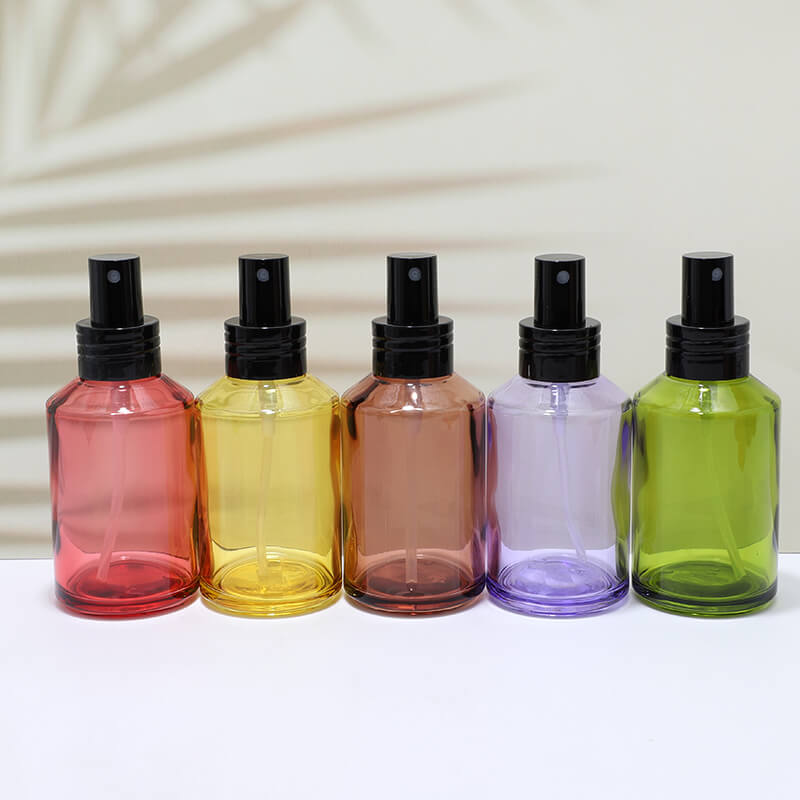 Fine mist sprayer glass perfume bottle