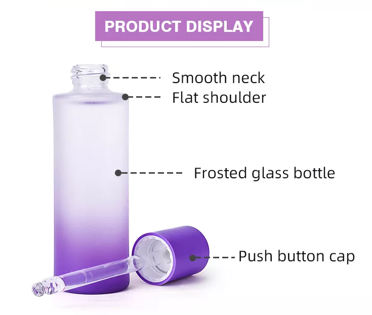 Botella cuentagotas de vidrio a precios de fábrica