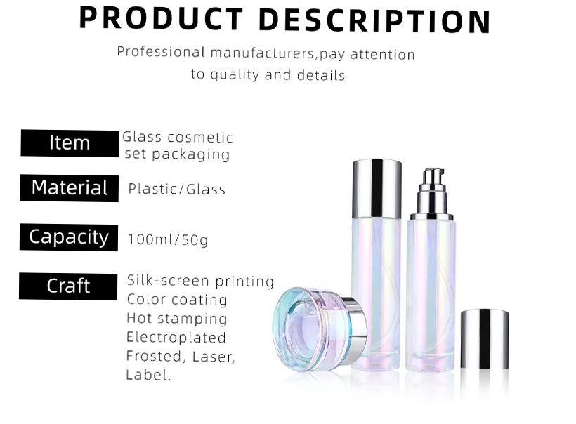 Wholesale Thick bottom cosmetic glass bottle 