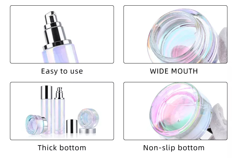 China manufacture cosmetic glass bottle 