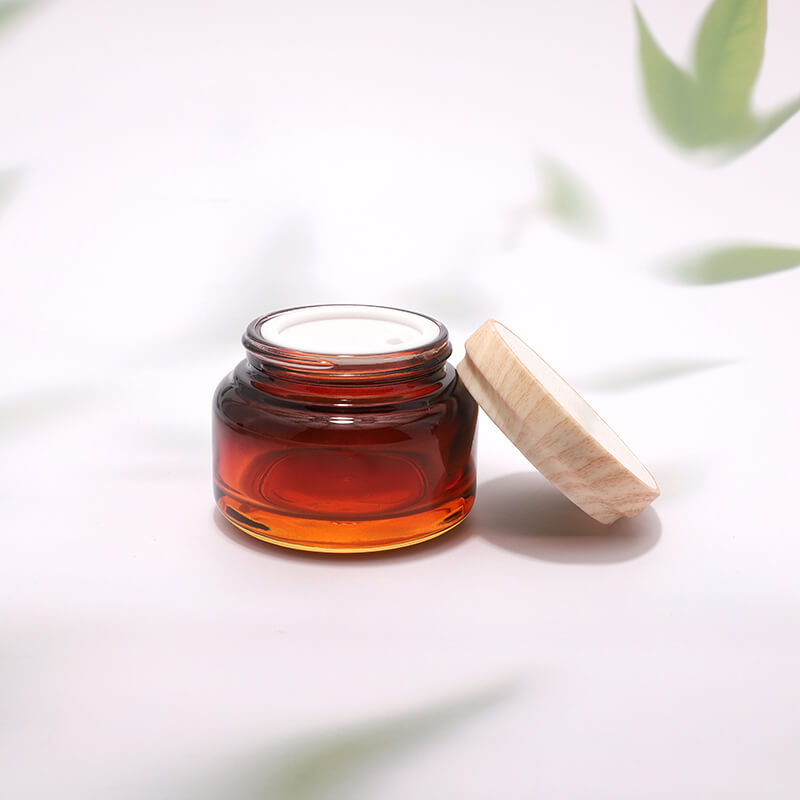 Glass cream jar for personal care 