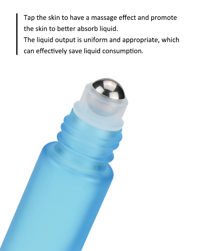 Premium glass roller bottle for perfume 