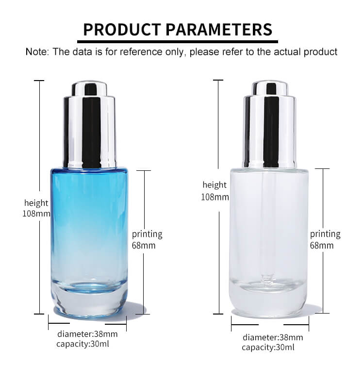 Luxury 30ml glass bottle