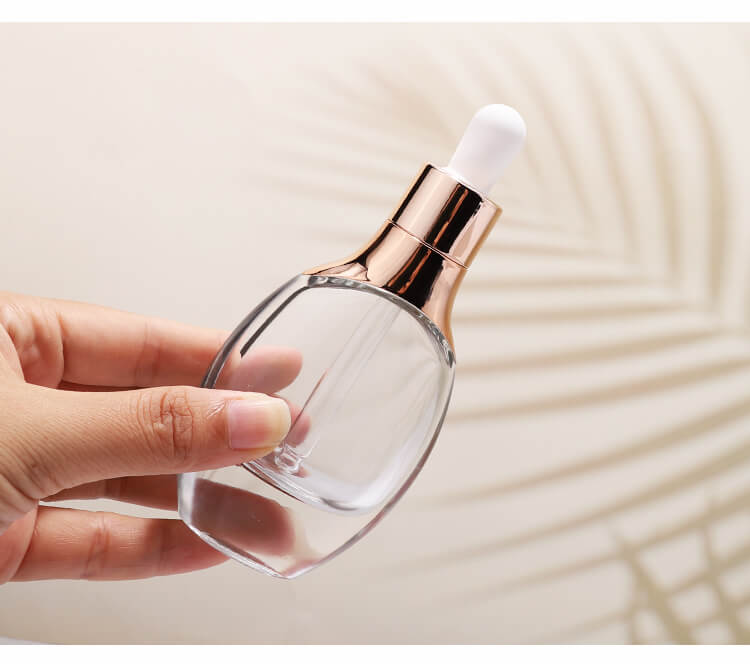 Luxury glass dropper bottle