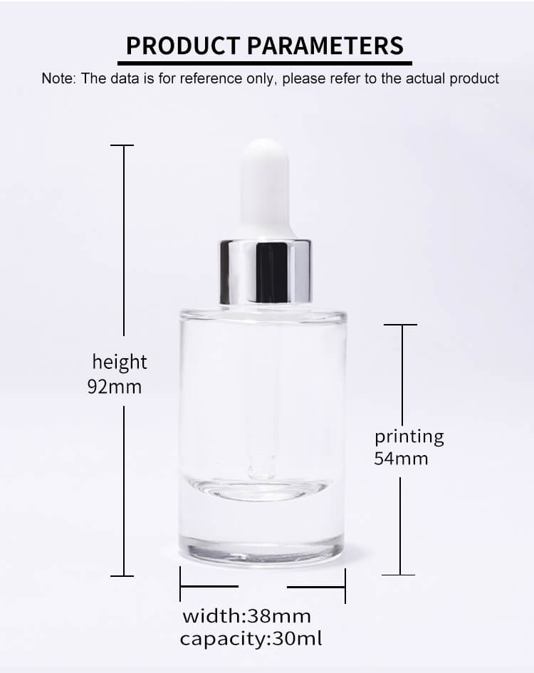 New design glass dropper bottle