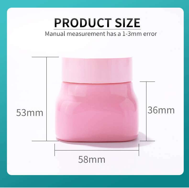 50g cosmetic glass jar packing