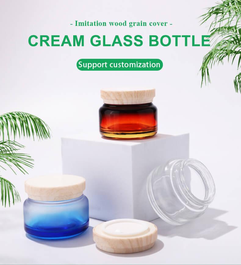 High quality cosmetic glass jar packing