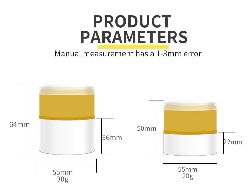 Small-capacity glass jar packing