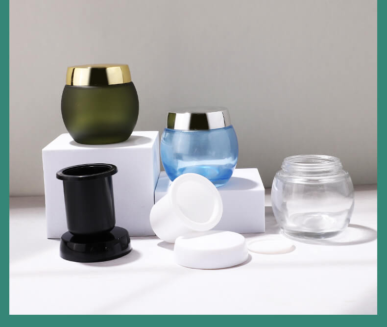 Luxury oem glass jar packing supplier