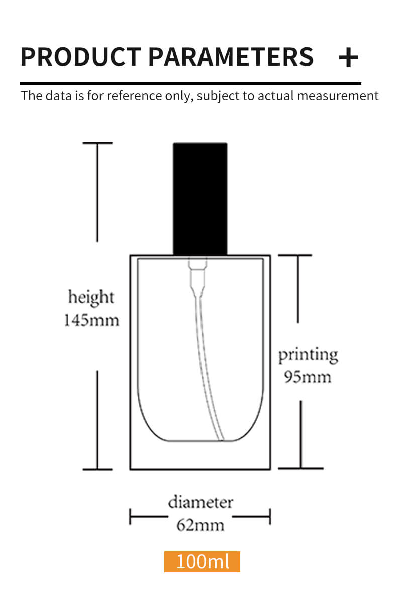 glass bottle with mist spray pump 