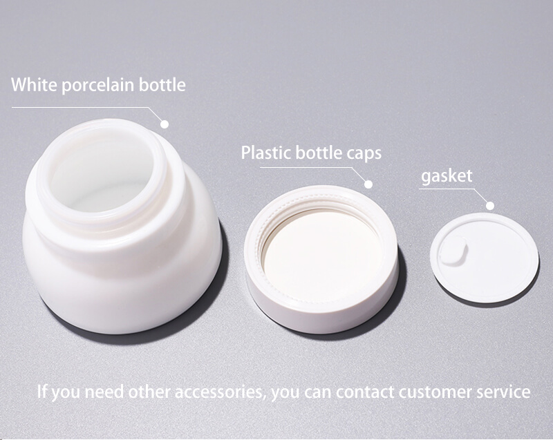 New design empty skincare glass jar