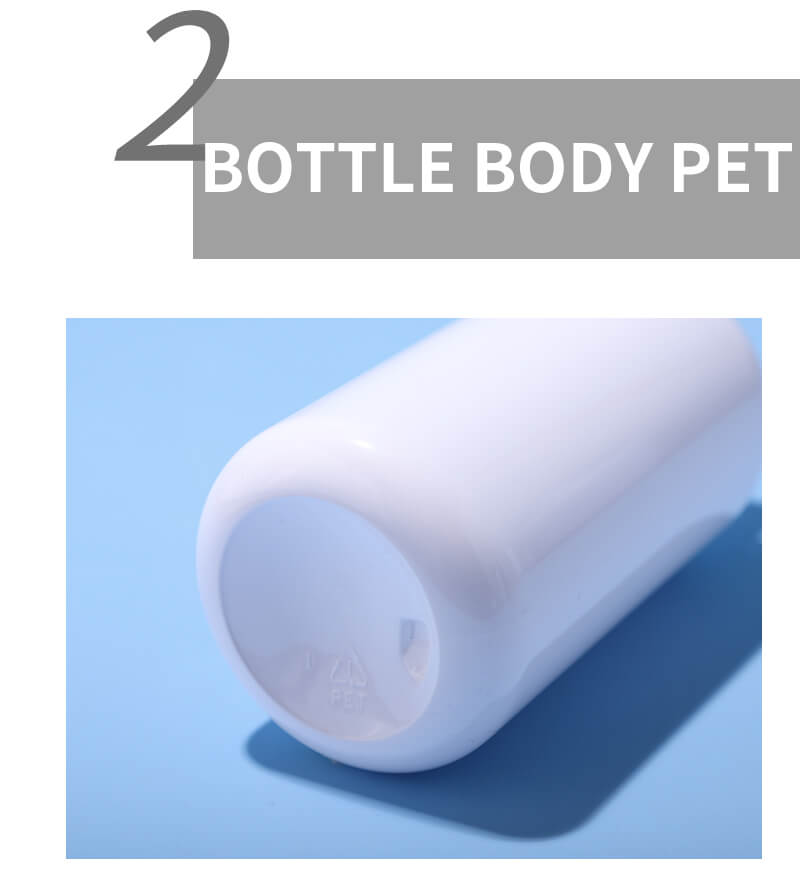 Thick bottom empty skincare plastic bottle packing