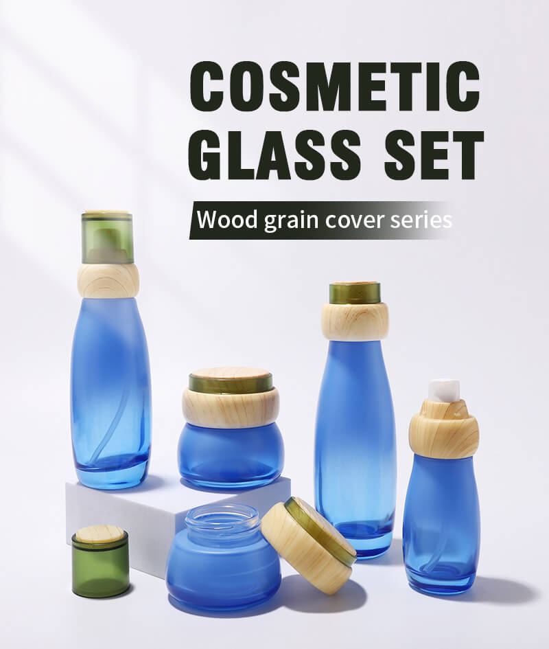 Wholesale new design glass bottle set 