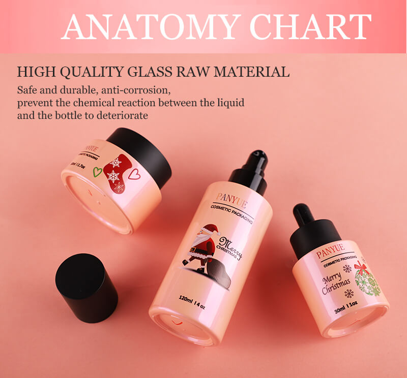 factory direct sale 3D printing glass bottle set packing