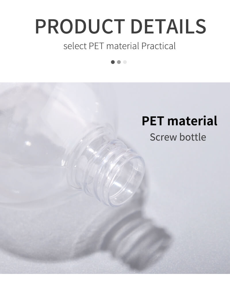New design PET plastic bottle placking 