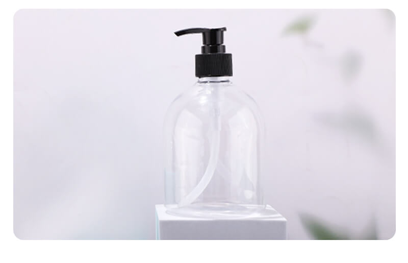 New arrival PET plastic bottle packing with black pump