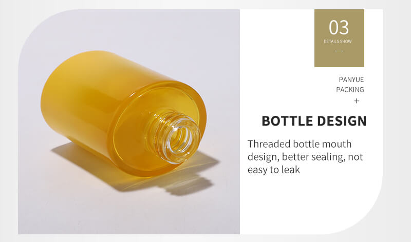 Eco friendly 30ml cosmetic glass bottle packing