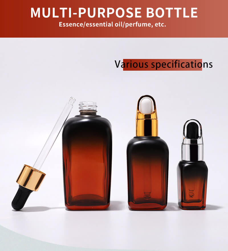 glass bottle in skincare packaging 