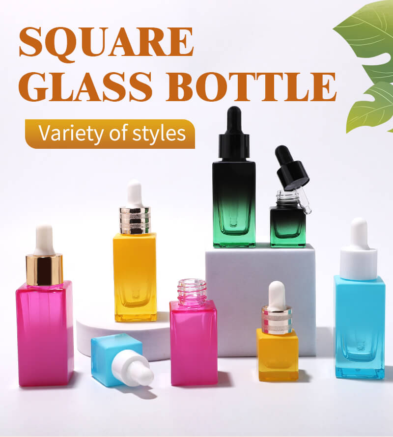 High-end luxury cosmetic glass bottle packing