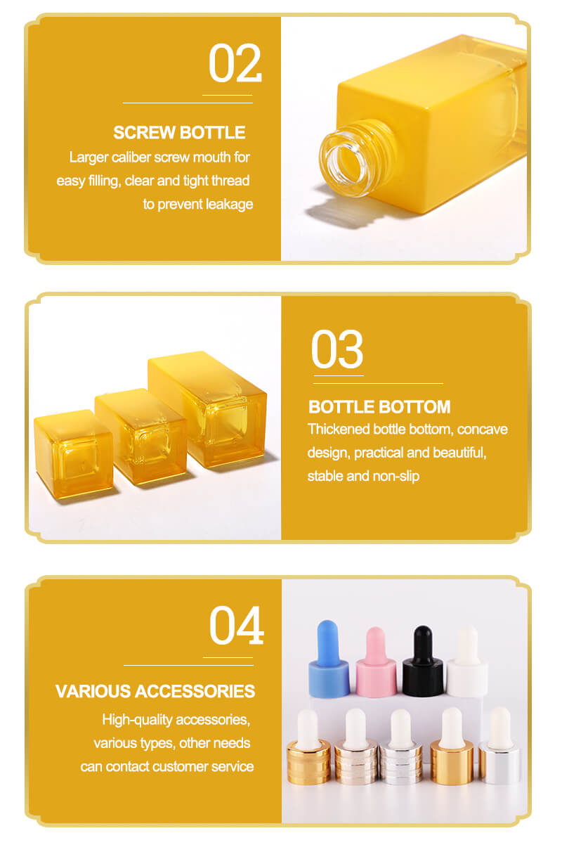 Factory direct sale glass dropper bottle packing