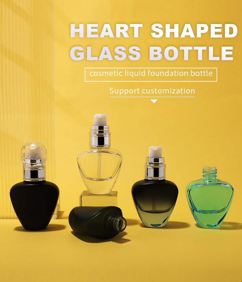 High quality cosmetic glass bottle 