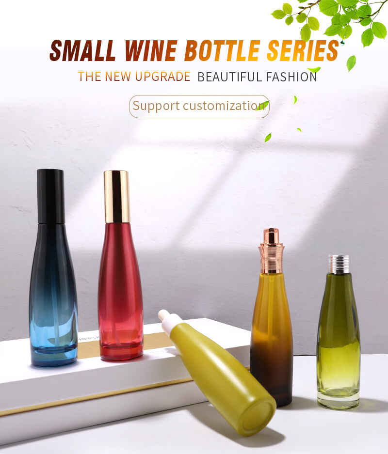 Wholesale new design glass bottle set 
