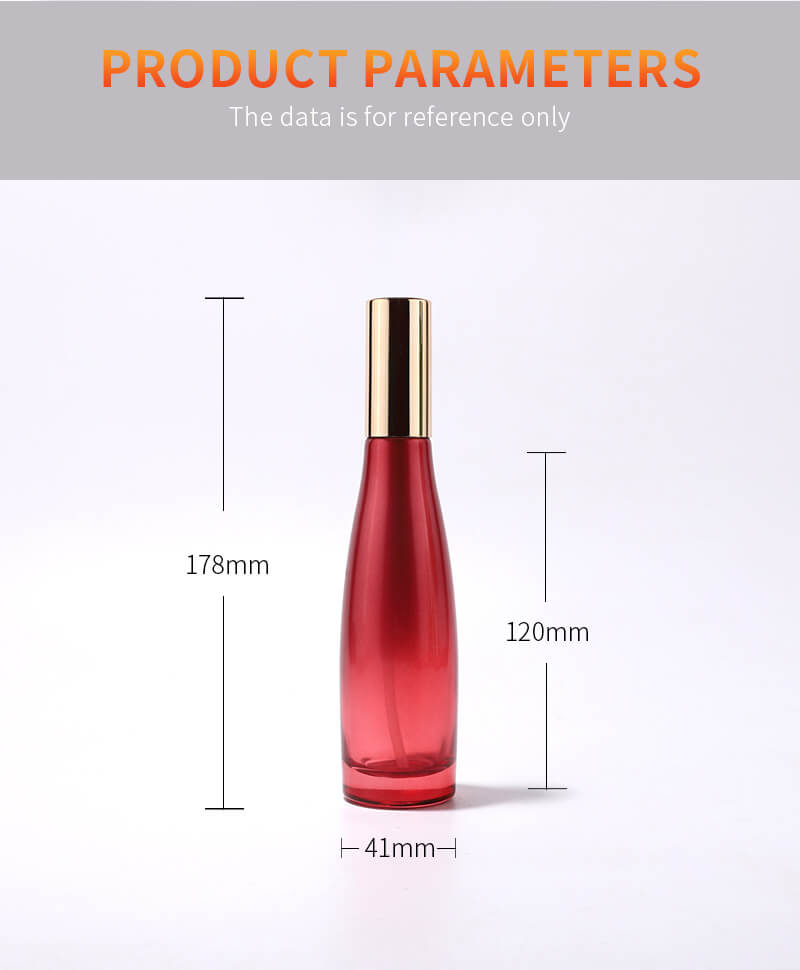 High quality cosmetic glass bottle set 