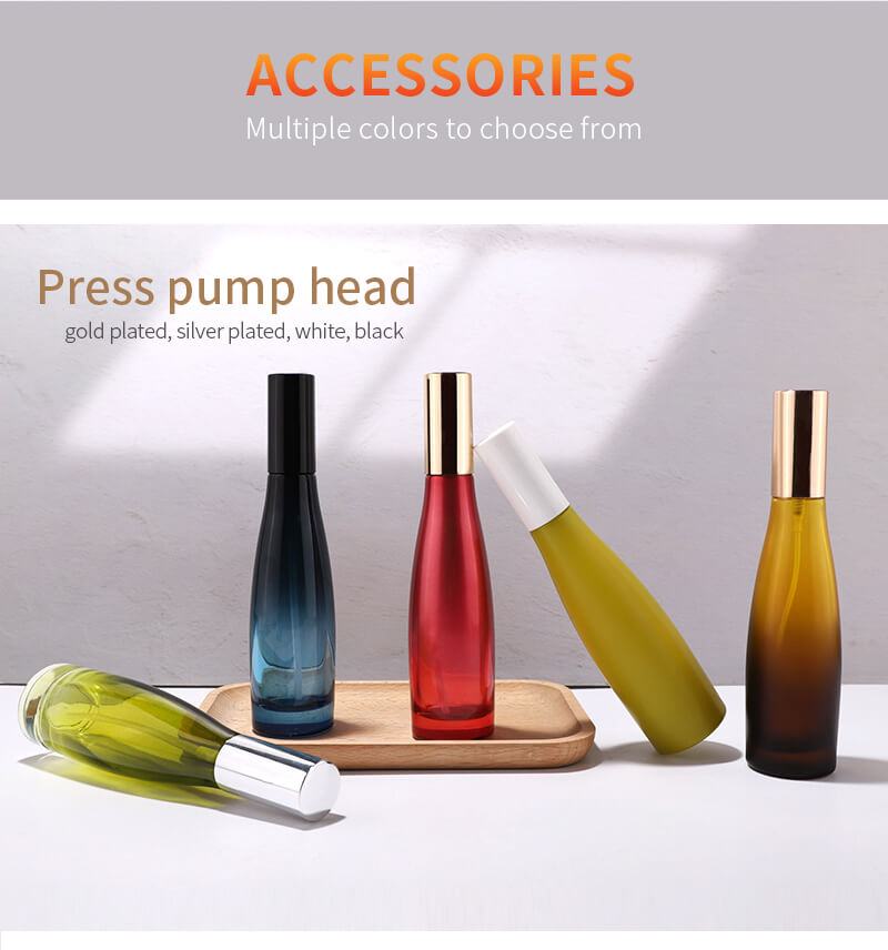 New design cosmetic glass bottle in skincare packaging 