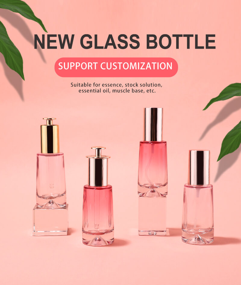 High quality cosmetic glass bottle 