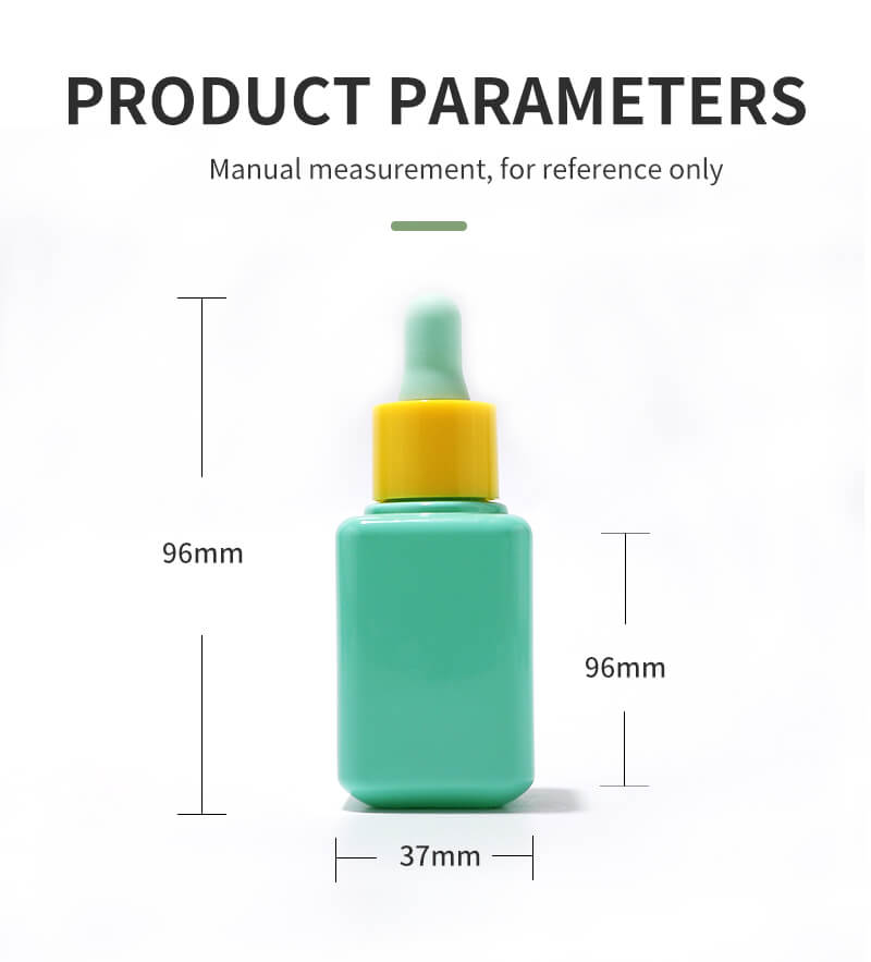 Luxury round square glass bottle for essential oil bottle 