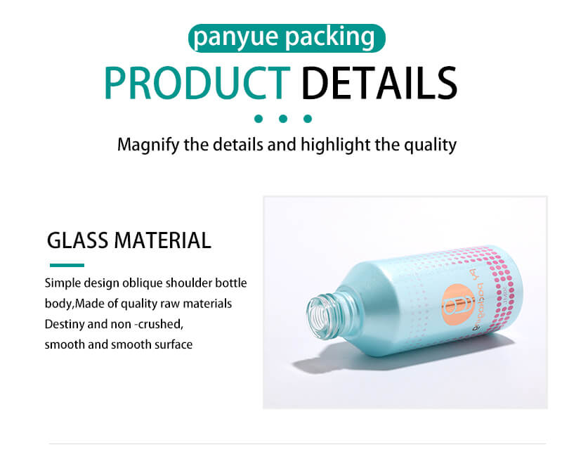 High quality cosmetic glass bottle 