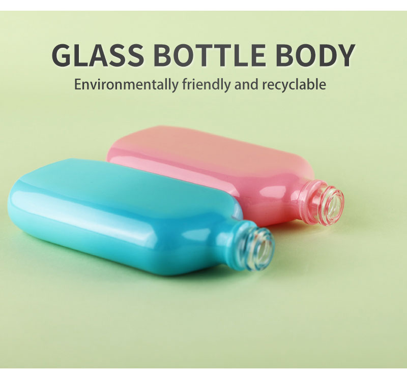 Glass bottle body